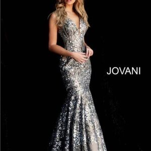 Jovani 65385 Sequin Embellished Dress